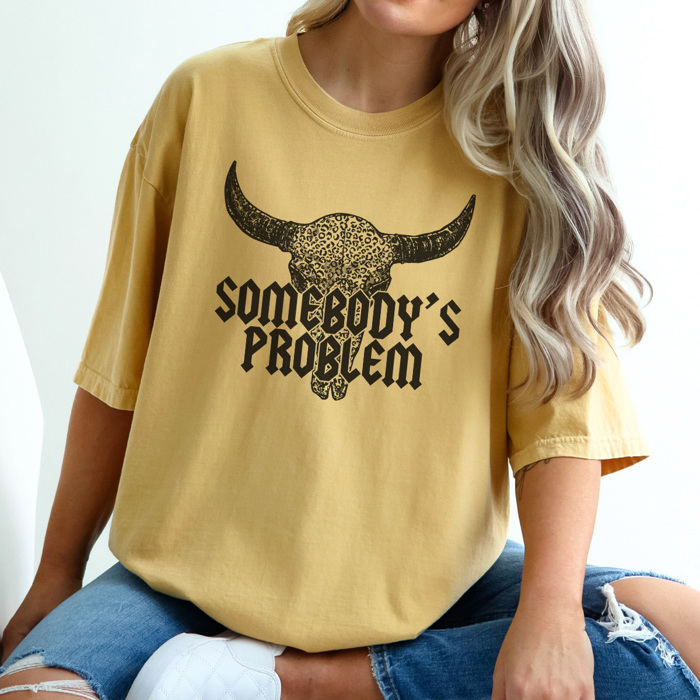 Somebody's Problem Graphic Tee, Country Music Shirt, Western Graphic Tee, Summer Tshirt