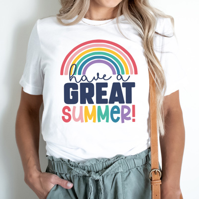 Have A Great Summer Graphic Tee, Teacher Graphic Tee, Last Day of School, Teacher Appreciation, Teacher Gift