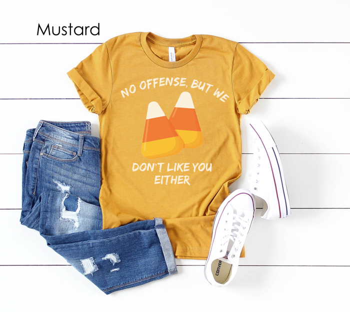 Funny Candy Corn Graphic Tee, Funny Halloween Shirt, Sarcastic Tee, Unisex Tee