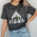 XXL Charcoal Nativity Star Graphic Tee, Nativity Shirt, Christmas Graphic Tee, Jesus Shirt, Religious Shirt, Merry Christmas Shirt