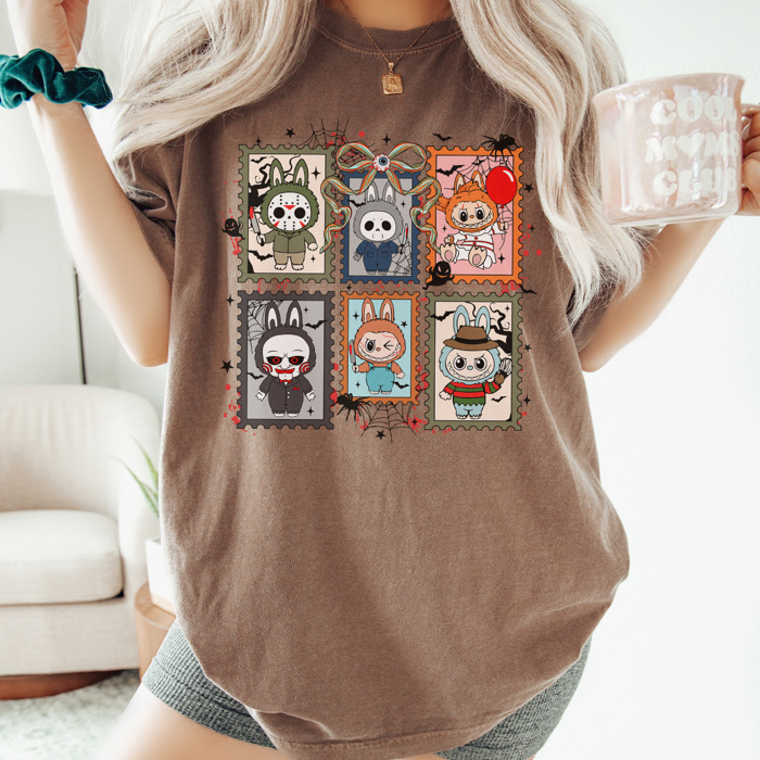 The Monsters Halloween Graphic Tee, Trendy Graphic Tee, Halloween Villans Shirt, Halloween Horror Tee