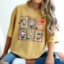 XXL Mustard The Monsters Halloween Graphic Tee, Trendy Graphic Tee, Halloween Villans Shirt, Halloween Horror Tee