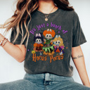XL Pepper The Monsters Hocus Pocus Graphic Tee, Trendy Graphic Tee, Halloween Shirt, Hocus Pocus Tee, Sanderson Sisters Shirt