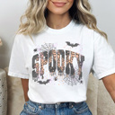  Trendy Spooky Graphic Tee, Halloween Shirt, Fall Graphic Tee, Cute Halloween Shirt