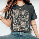 XXL Pepper Football Vibes Graphic Tee, Vintage Football Shirt, Retro Football Shirt, Game Day Tee, Football Mom Tee