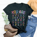  You Are Teacher Graphic Tee, Positivity Shirt, Cute Teacher Shirt, Back to School Shirt, Teacher Appreciation