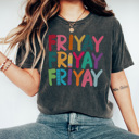 XL Pepper Friyay Teacher Graphic Tee, Cute Teacher Shirt, Back to School, Teacher Gift