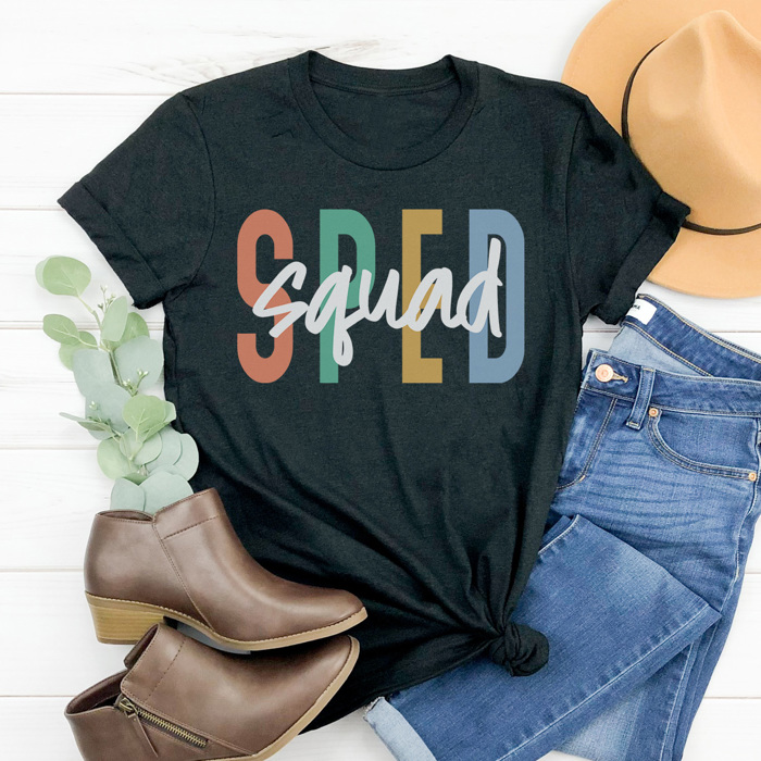 Sped Squad Graphic Tee, Teacher Graphic Tee, Special Education Shirt, Teacher Graphic Tee