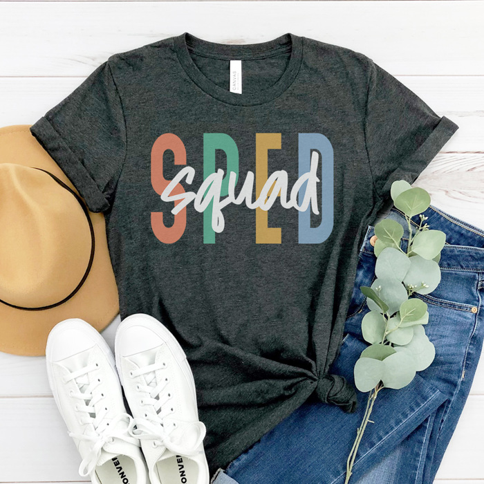 Sped Squad Graphic Tee, Teacher Graphic Tee, Special Education Shirt, Teacher Graphic Tee