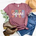  Sped Squad Graphic Tee, Teacher Graphic Tee, Special Education Shirt, Teacher Graphic Tee