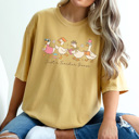 XXL Mustard Just A Teacher Goose Graphic Tee, Silly Goose, Trendy Teacher Graphic Tee, Back to School Shirt, Cute Teacher Tee