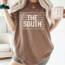 XL Espresso The South Graphic Tee, Southern Girl, Southern Mama, Bless You Heart, Cute Graphic Tee, Comfort Colors