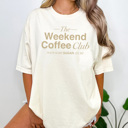 Small Ivory Weekend Coffee Club Graphic Tee | Comfort Colors