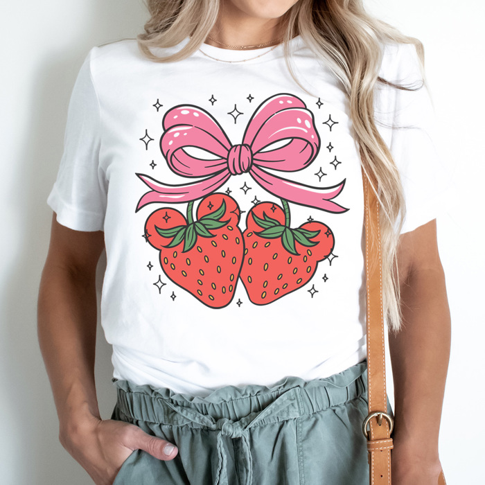 Strawberry Mouse Graphic Tee, Theme Park Shirt, Boy Mouse Shirt, Family Vacation Tee