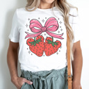  Strawberry Mouse Graphic Tee, Theme Park Shirt, Boy Mouse Shirt, Family Vacation Tee