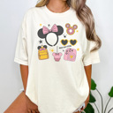 XL Ivory Theme Park Day Graphic Tee, Cute Mouse Shirt, Vacation Tee, Theme Park Shirt, Girls Trip Shirt