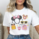 XXL White Theme Park Day Graphic Tee, Cute Mouse Shirt, Vacation Tee, Theme Park Shirt, Girls Trip Shirt