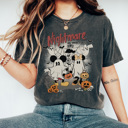 XXL Pepper Nightmare On Main Street Graphic Tee, Vacation Tee, Theme Park Shirt, Halloween Mouse Shirt