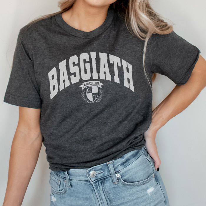 Basgiath War College Graphic Tee, Fourth Wing Shirt, Onyx Storm Shirt, Fantasy Book Shirt, Book Lover, Reading Shirt