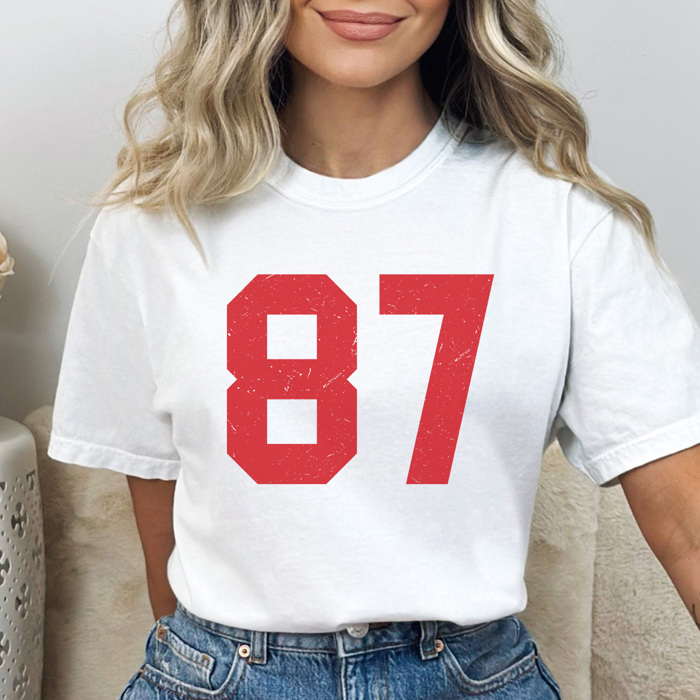 87 Football Graphic Tee, Football Graphic Tee, Game Day Shirt