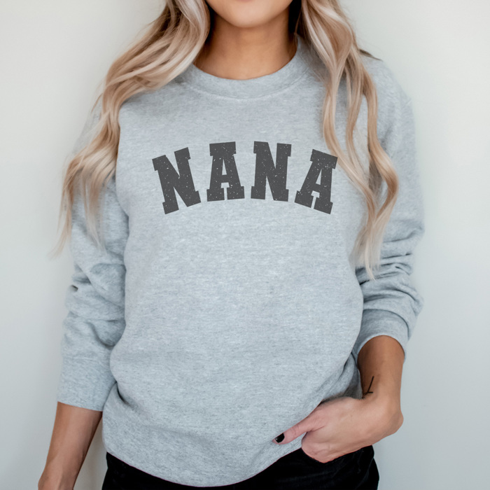 Nana Varsity Graphic Sweatshirt, Grandma Sweatshirt, Mother's Day Gift, Nana Shirt