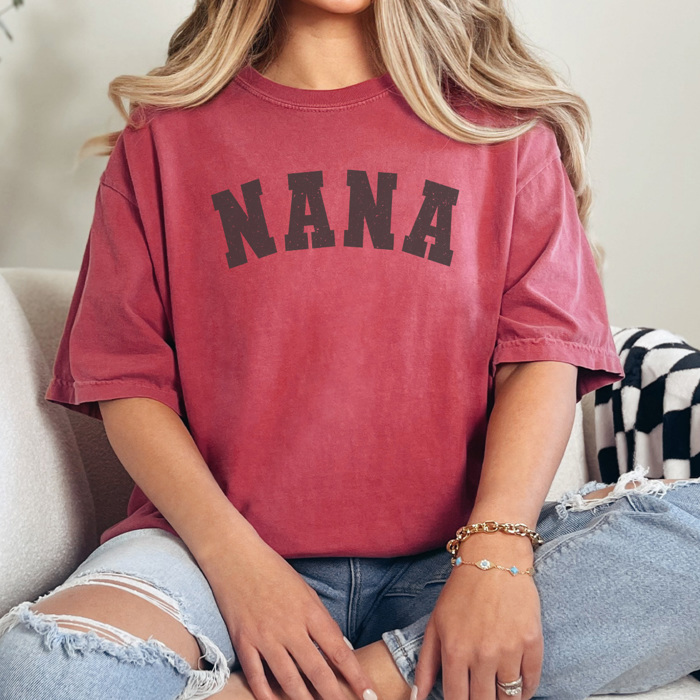 Nana Varsity Graphic Tee, Grandma Shirt, Mother's Day Gift, Nana Shirt