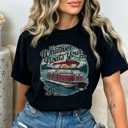 Medium Black Whatever Floats Your Boat Graphic Tee, Summer Shirt, Boat Shirt, Lake Tshirt