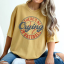  No Crying In Baseball Graphic Tee, Baseball Shirt, Cute Baseball Mom Tee, Game Day Tee