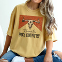 XXL Mustard Raised On 90s Country Graphic Tee, Country Music Shirt, Western Graphic Tee, Cowboy Shirt, Summer Tee