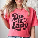 Large Watermelon Do It Lady Graphic Tee, Funny Graphic Tee, Trendy Shirt, Chit Graphic Tee, Tik Tok Trendy