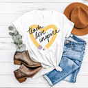  Busy Doing Teacher Things Graphic Tee, Cute Teacher Shirt, Back to School, Teach Love Inspire Tee