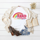  Hungry For Learning Graphic Tee, Reading Shirt, Teacher Graphic Tee, Favorite Book Graphic Tee