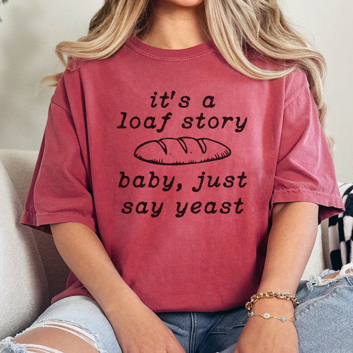 Bread Puns Graphic Tee, Sourdough Era Shirt, Trending, Podcast