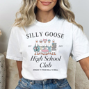 Silly Goose Teacher Secondary Graphic Tee, Back to School Shirt, Cute Teacher Tee, Goose Shirt, High School Teacher, Middle School Teacher