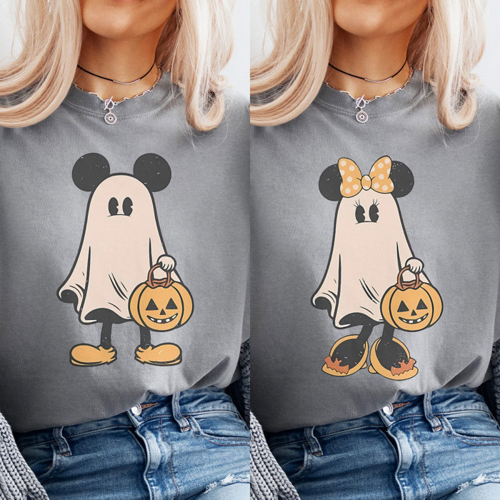 Vintage Halloween Mouse Graphic Tee, Matching Mouse Shirts, Main Street Tees, Vacation Tee, Theme Park Shirt, Magical Kingdom Tee, Mouse Shirt