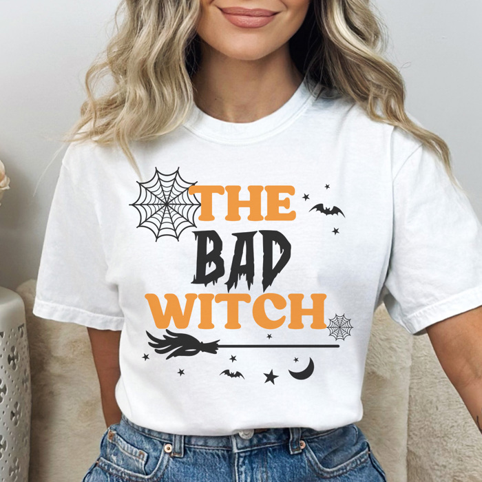 Matching Witch Graphic Tees, Funny Halloween Shirt, Costume Graphic Tee, Group Costume Shirts