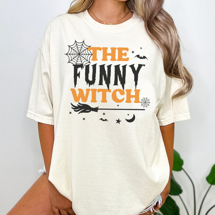 Matching Witch Graphic Tees, Funny Halloween Shirt, Costume Graphic Tee, Group Costume Shirts