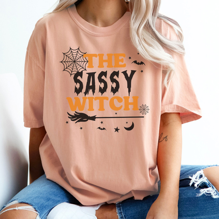 Matching Witch Graphic Tees, Funny Halloween Shirt, Costume Graphic Tee, Group Costume Shirts