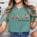 XXL Light Green That's It I'm Not Going Graphic Tee, Funny Christmas Shirt, Goose Shirt, Grinchy Tee