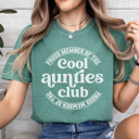 Cool Auntie Club Graphic Tee, Cool Aunt Shirt, Aunt Graphic Tee, Mother's Day Shirt, Gift for Sister, Gift for Aunt