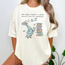 Small Ivory 67 Teacher Reading Graphic Tee, Funny Teacher Shirt, Funny 67 Tee, Six Seven Shirt, Teacher Gift