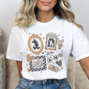 XL White Antique Theme Park Graphic Tee, Trendy Theme Park Shirt, Favorite Mouse Tee, Vacation Shirt, Comfort Colors