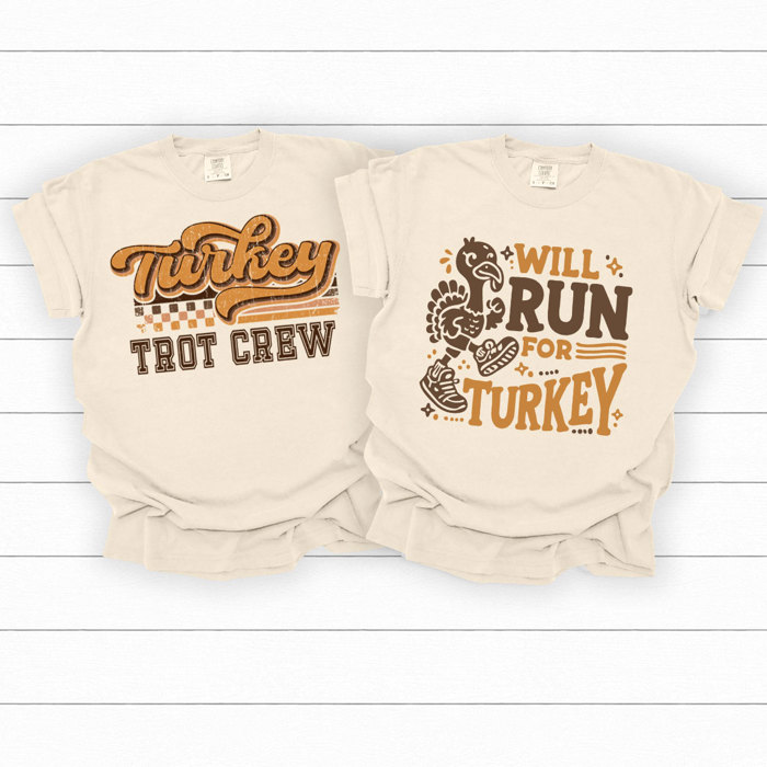 Turkey Trot Graphic Tee, Thanksgiving Shirt, Running Shirt, Turkey Run, Funny Thanksgiving Tee