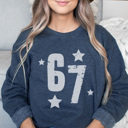  Six Seven Graphic Sweatshirt, Six Seven Graphic Sweatshirt, Trendy Sweatshirt, Christmas Gift