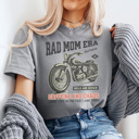 Large Light Gray Rad Mom Era Graphic Tee, Boy Mom Graphic Tee, Cool Mom Shirt, Motorcycle Shirt, Comfort Colors, Mama Tee