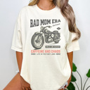 XL Ivory Rad Mom Era Graphic Tee, Boy Mom Graphic Tee, Cool Mom Shirt, Motorcycle Shirt, Comfort Colors, Mama Tee