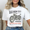 XL White Rad Mom Era Graphic Tee, Boy Mom Graphic Tee, Cool Mom Shirt, Motorcycle Shirt, Comfort Colors, Mama Tee