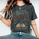Small Pepper Princess Book Club Graphic Tee, Theme Park Book Shirt, Book Lover Graphic Tee, Reading Graphic Tee, Mouse Vacation Shirt