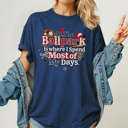 XXL Navy Ballpark Days Graphic Tee, Baseball Mom Shirt, Baseball Graphic Tee, Game Day Shirt, Baseball Mama Tee, Comfort Colors