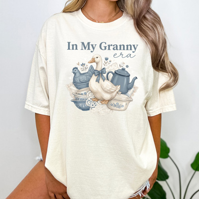 In My Granny Era Graphic Tee, Hobby Shirt, Thrifting Tee, Thrifty Shirt, Comfort Colors